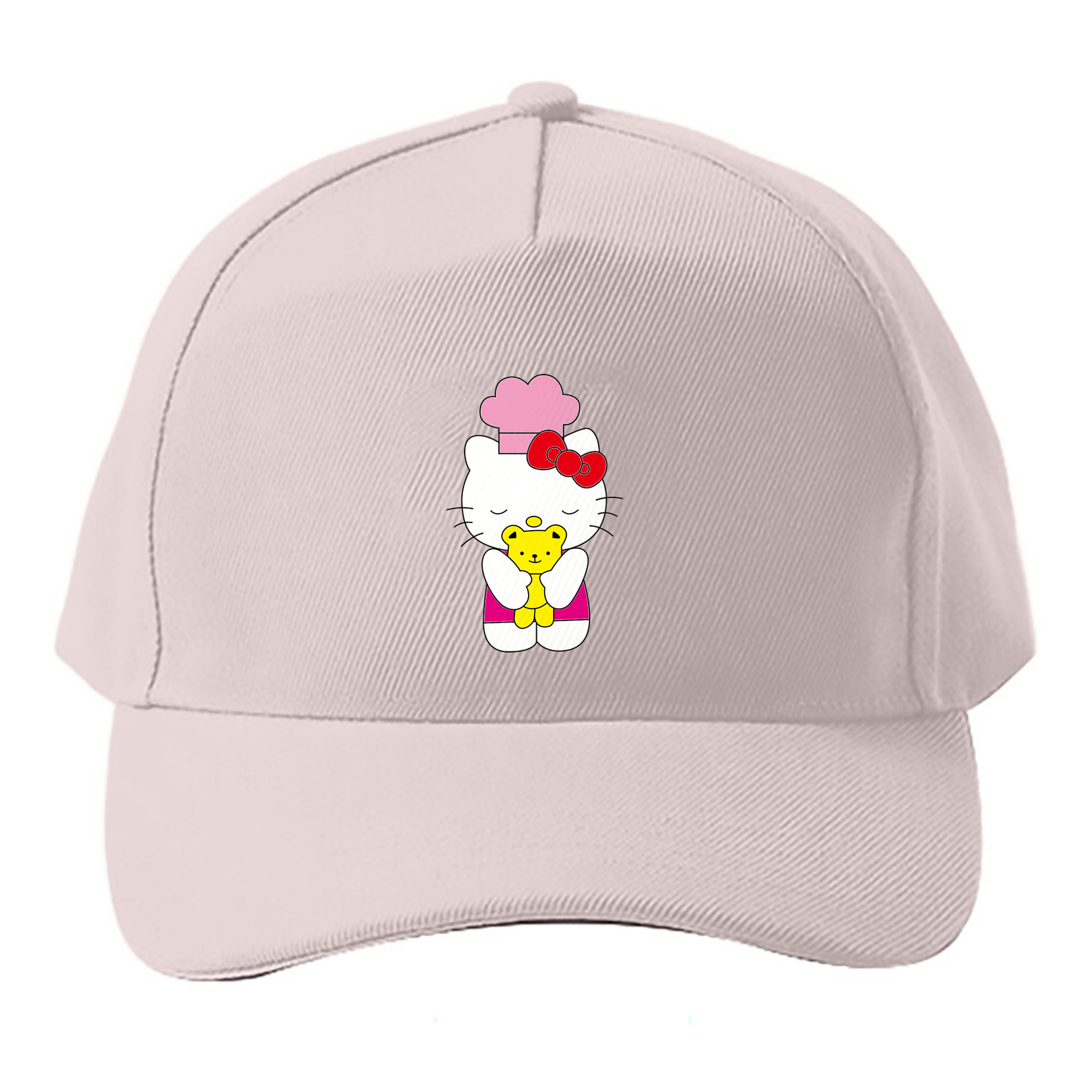 （画像用） Hello Kitty ハローキティ ベースボールキャップ 綿100％ 男女兼用 帽子 スポーツ